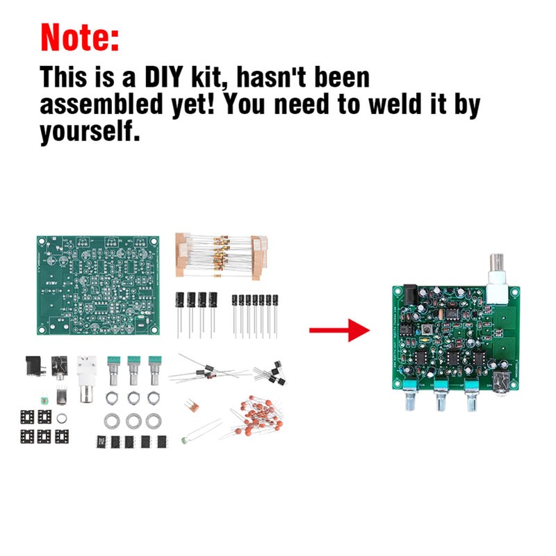 ZERONE طقم استقبال راديو الطيران DIY، حساسية عالية 118-136 ميغاهرتز راديو استقبال نطاق الهواء طقم استقبال نطاق الطيران DIY - Image 3